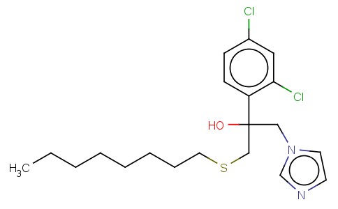 ALPHA-(2,4-DICHLOROPHENYL)-ALPHA-((OCTYLTHIO)METHYL)-1H-IMIDAZOLE-1-ET HANOL